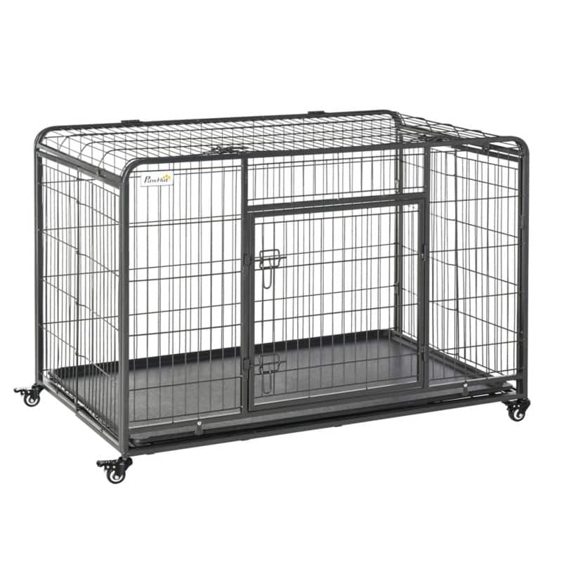 PawHut Dog Cage D02-052V02 810 x 1250 x 760 mm Grey