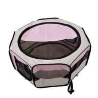 HOMCOM Pet Playpen D1-0110 410 x 900 x 900 mm Pink