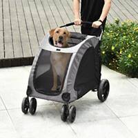 PawHut Pet Stroller D00-105GY 1100 x 980 x 820 mm Grey
