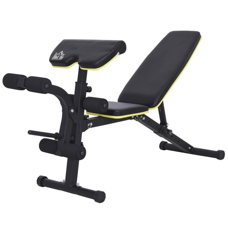 HOMCOM Dumbbell Bench A91-115 900 x 1650 x Black