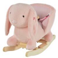 HOMCOM Rocking Horse 330-112 500 mm 330 mm 600 mm Pink