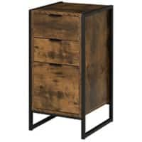 HOMCOM Drawer Cabinet 765 x 390 x 400 mm Brown