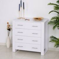 HOMCOM Drawer Cabinet 920 x 900 x 400 mm White