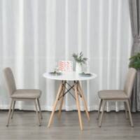 HOMCOM Dining Chair 810 x 435 x 600 mm Khaki