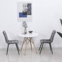 HOMCOM Dining Chair 900 x 450 x 630 mm Grey