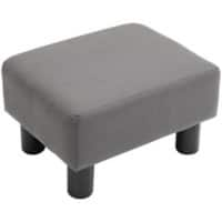 HOMCOM Foot Stool 838-069 240 mm 300 mm Grey