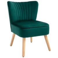 HOMCOM Accent Chair 760 x 570 x 680 mm Green