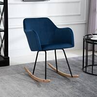 HOMCOM Rocking Chair 800 x 460 x 690 mm Blue