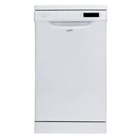 Statesman Slimline FD10PW Dishwasher 6 Wash program Metal White