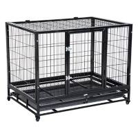 PawHut Dog Cage Black 760 mm x 1090 mm x 870 mm