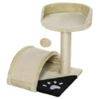 PawHut Cat Tree Beige 360 mm x 360 mm x 440 mm