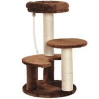 PawHut Cat Tree Brown 400 mm x 650 mm