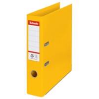 Esselte No.1 Power Lever Arch File A4 72 mm Yellow 2 ring 811310 Polypropylene Portrait  Pack of 10