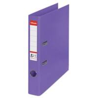 Esselte No.1 Power Lever Arch File A4 52 mm Violet 2 Rings 811540 Polypropylene Portrait  Pack of 10