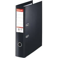 Esselte No.1 Power Lever Arch File A4, Foolscap 72 mm Black 2 ring 48087 Polypropylene Portrait  Pack of 10