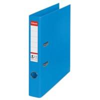 Esselte No.1 VIVIDA Lever Arch File A4 52 mm Blue 2 ring 624071 Polypropylene Portrait Pack of 10