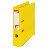 Esselte No.1 VIVIDA Lever Arch File A4 72 mm Yellow 2 Rings 624070 Polypropylene Portrait  Pack of 10
