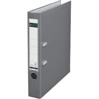 Leitz 180° Lever Arch File A4 52 mm Grey 2 Rings 1015 Polypropylene Portrait  Pack of 10