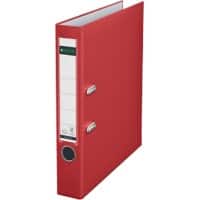 Leitz 180° Lever Arch File A4 52 mm Red 2 ring 1015 Polypropylene Portrait Pack of 10