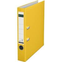 Leitz 180° Lever Arch File A4 52 mm Yellow 2 Rings 1015 Polypropylene Portrait  Pack of 10