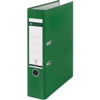 Leitz 180° Lever Arch File A4, Foolscap 82 mm Green 2 ring 1110 Polypropylene Portrait  Pack of 10