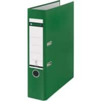 Leitz 180° Lever Arch File A4, Foolscap 82 mm Green 2 ring 1110 Polypropylene Portrait Pack of 10