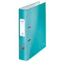 Leitz 180° WOW Lever Arch File A4 50 mm Blue 2 Rings 1006 Laminated Cardboard Portrait  Pack of 10
