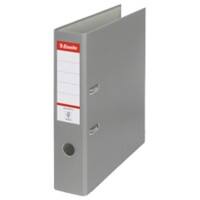 Esselte Essentials Lever Arch File A4 72 mm Grey 2 Rings 11272 Polypropylene Portrait  Pack of 20