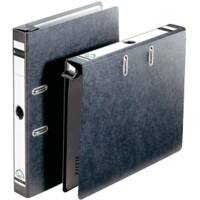 Leitz 180° Lever Arch File A4 50 mm Black 2 ring 310730095 Hardboard Marbled Portrait  Pack of 20