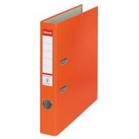 Esselte Essentials Lever Arch File A4 52 mm Orange 2 ring 81171 Polypropylene Portrait 2 Packs of 5