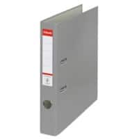 Esselte Essentials Lever Arch File A4 52 mm Grey 2 ring 81172 Polypropylene Portrait  2Pack of 5
