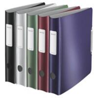 Leitz 180° Active Style Lever Arch File A4 60 mm Assorted 2 Rings 1109 Polyfoam Portrait  Pack of 5