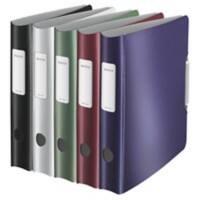 Leitz 180° Active Style Lever Arch File A4 60 mm Assorted 2 ring 1109 Polyfoam Portrait Pack of 5