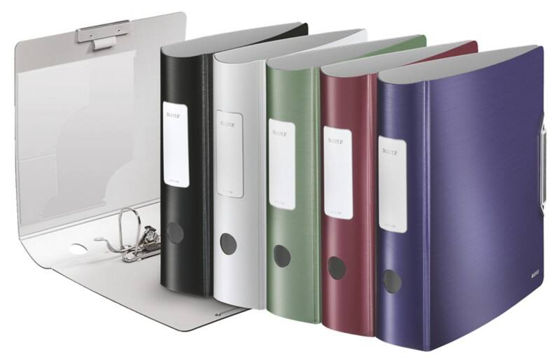 Leitz 180° Active Style Wide Lever Arch File A4 82 mm Assorted 2 Rings 1108 Polyfoam Portrait Pack of 5