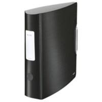 Leitz 180° Active Style Lever Arch File A4 82 mm Black 2 Rings 1108 Polyfoam Portrait  Pack of 5