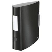 Leitz 180° Active Style Lever Arch File A4 82 mm Black 2 ring 1108 Polyfoam Portrait Pack of 5