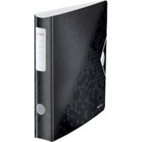 Leitz 180° Active WOW Lever Arch File A4 60 mm Black 2 Rings 1107 Polyfoam Portrait  Pack of 5