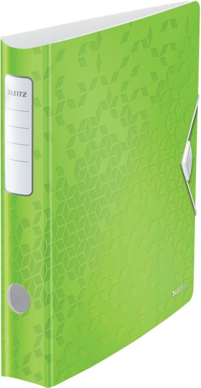 Leitz 180° Active WOW Narrow Lever Arch File A4 60 mm Green 2 Rings 1107 Polyfoam Portrait Pack of 5