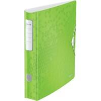 Leitz 180° Active WOW Lever Arch File A4 60 mm Green 2 Rings 1107 Polyfoam Portrait  Pack of 5