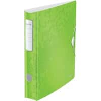 Leitz 180° Active WOW Lever Arch File A4 60 mm Green 2 ring 1107 Polyfoam Portrait Pack of 5