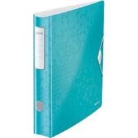 Leitz 180° Active WOW Lever Arch File A4 60 mm Ice Blue 2 ring 1107 Polyfoam Portrait  Pack of 5