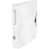 Leitz 180° Active WOW Lever Arch File A4 60 mm White 2 ring 1107 Polyfoam Portrait  Pack of 5