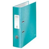 Leitz 180° WOW Lever Arch File A4 80 mm Blue 2 ring 1005 Laminated Cardboard Portrait  Pack of 5