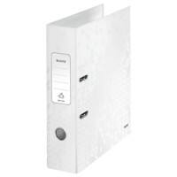 Leitz 180° WOW Lever Arch File A4 80 mm White 2 ring 1005 Laminated Cardboard Portrait  Pack of 5
