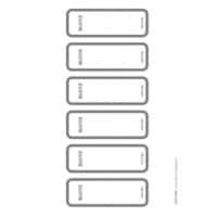 Leitz PC Spine Labels Grey Pack of 60