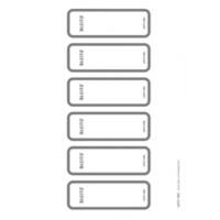 Leitz PC Spine Labels Grey Pack of 60