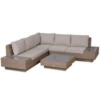 Outsunny Rattan Sofa 860-075 Brown, Beige