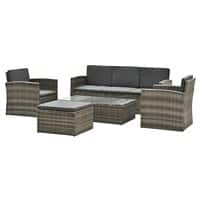 OutSunny Rattan Sofa  Grey