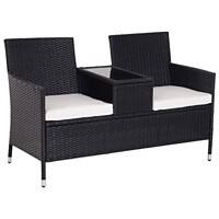 Outsunny Rattan Chair 841-149BK Black