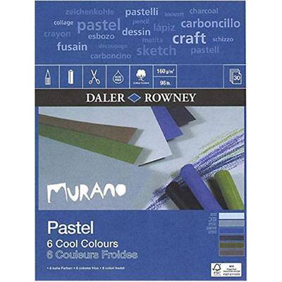 Murano Sketch Pad Adhesive Plain Assorted Pack of 30